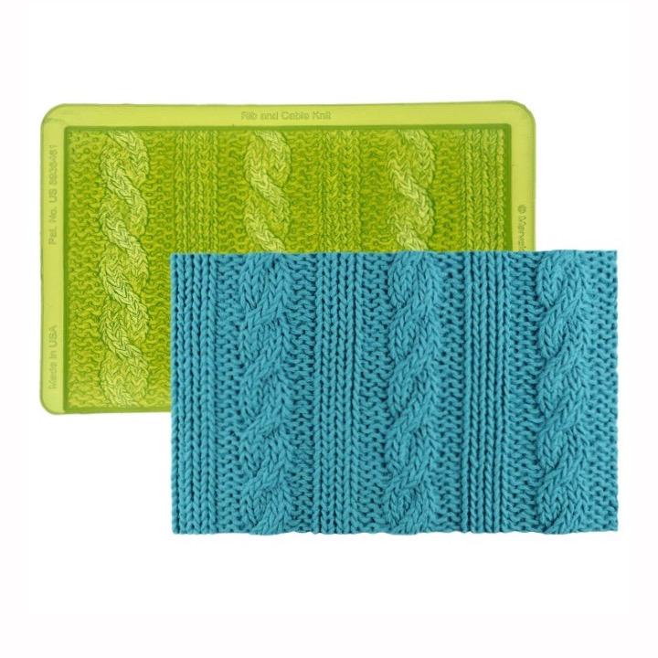 Rib and Cable Knit Simpress Mold – Highwater Clays