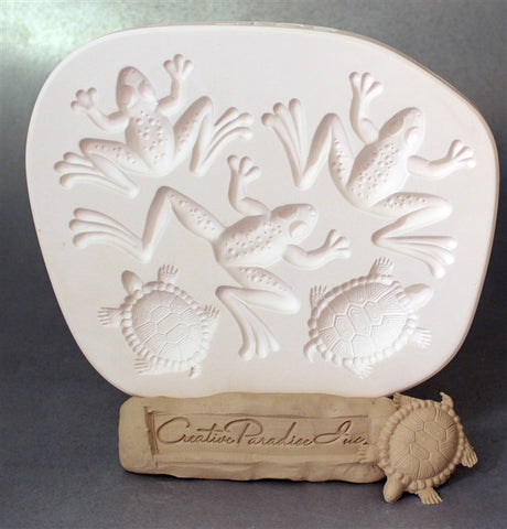 Frogs & Turtles Sprig Mold