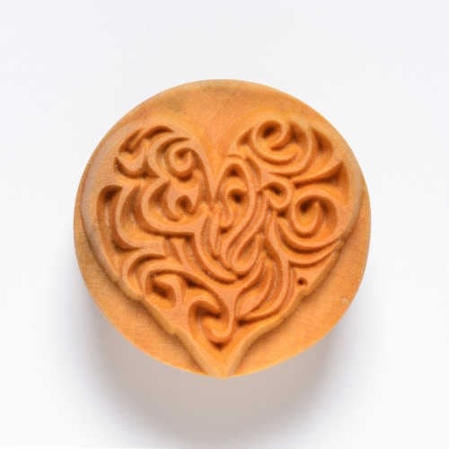 Large Round Stamp Heart