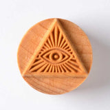 Large Round Stamp Pyramid Eye