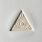 Large Round Stamp Pyramid Eye