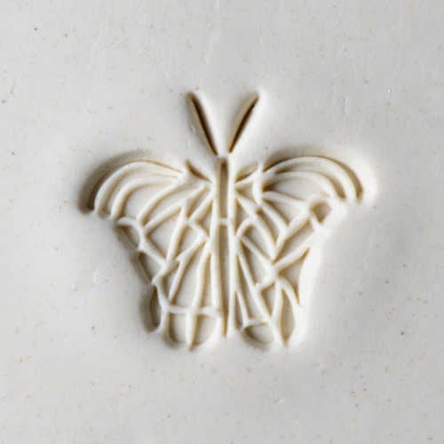Large Round Stamp Butterfly