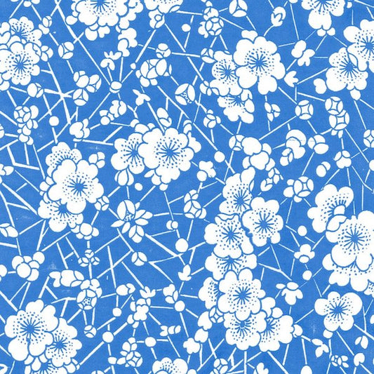 Flowers & Buds (Blue)